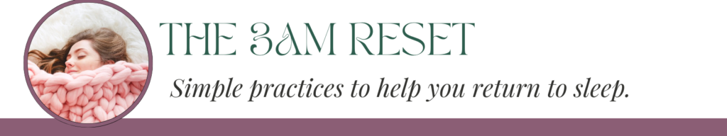 3 AM Reset Page Header