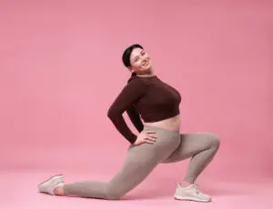 Woman doing lunge